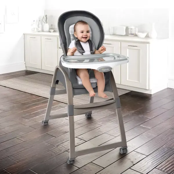 Ingenuity Wood Trio High Chair - Bella Teddy