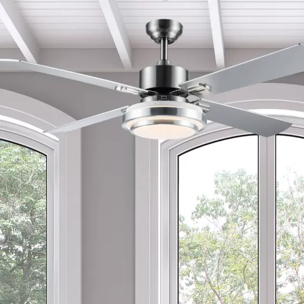 51" LED 4-Blade Soren Integrated Ceiling Fan - River of Goods