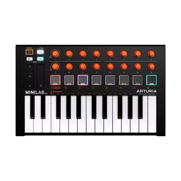 Arturia MiniLab MKII Mini Hybrid Keyboard Controller Orange Edition