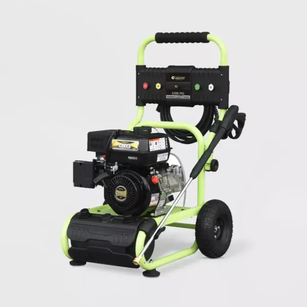 3200 psi Gas Pressure Washer - Green-Power