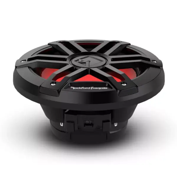 Rockford Fosgate M1D4-8B Weatherproof Color Optix DVC 4-Ohm Marine 8-Inch Subwoofer, Black