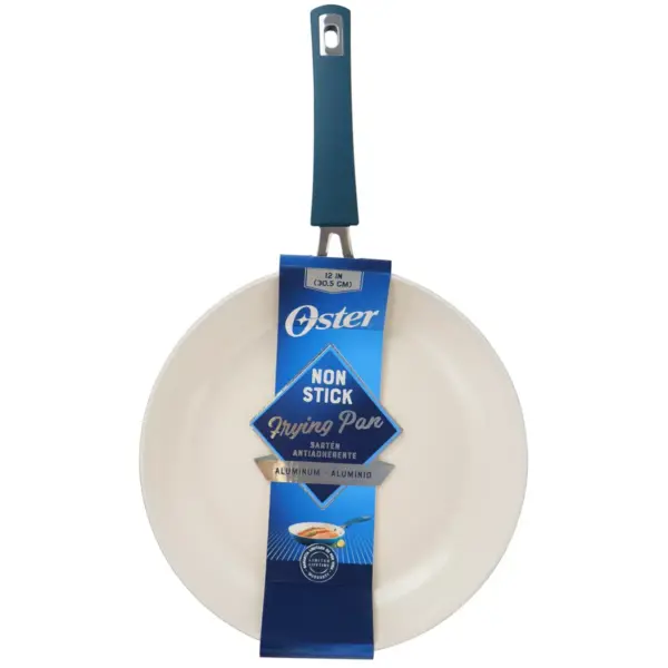 Oster Corbett 12 Inch Nonstick Aluminum Frying Pan in Blue