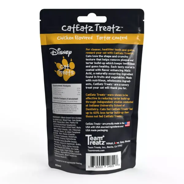 CatEatz Treatz The Lion King Tartar Control Chicken Flavor Dental Cat Treats - 1.5oz