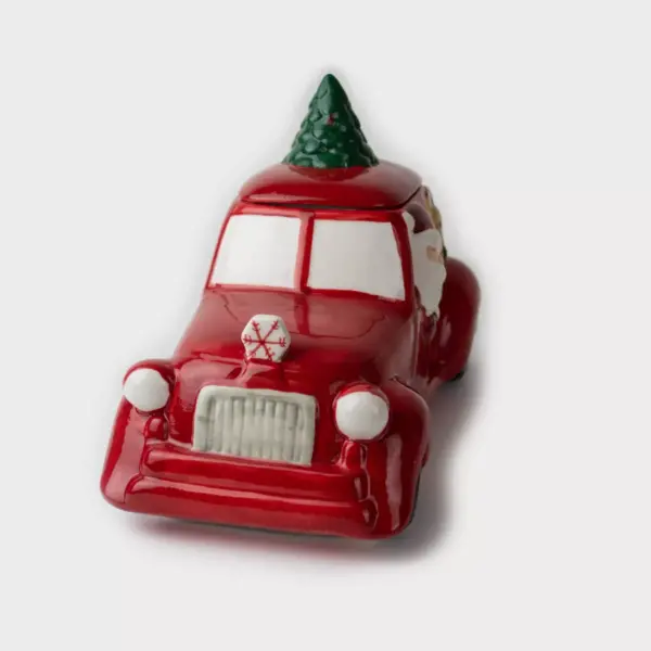 oz Ceramic Car Cookie Jar - Peppermint & Pine