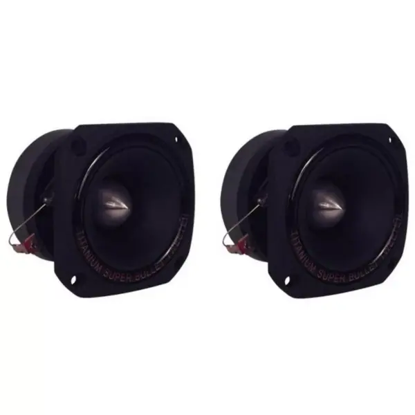 Pyramid TW44 1" 600W Heavy Duty Titanium Dome Bullet Car Super Tweeters