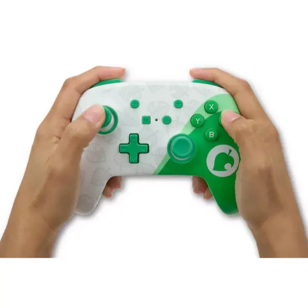 PowerA Enhanced Wireless Controller for Nintendo Switch - Animal Crossing Nook Inc.