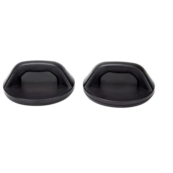 Mind Reader Push-Up Bar, Set of 2, Plastic, Black