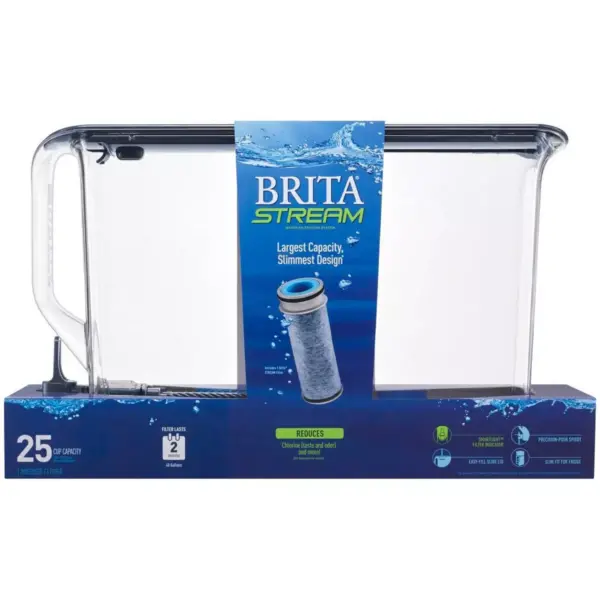 Brita Stream 25-Cup Dispenser - Slate