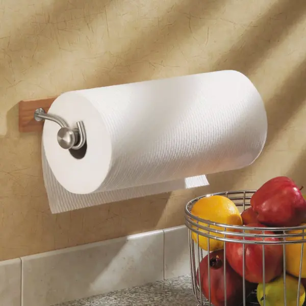 iDESIGN Formbu Wall Mount Paper Towel Holder Wood