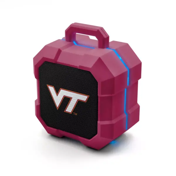 NCAA Virginia Tech Hokies LED ShockBox Bluetooth Speaker