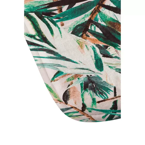 Marta Barragan Camarasa Tropical Leaf Desert Bath Mat Green - Deny Designs