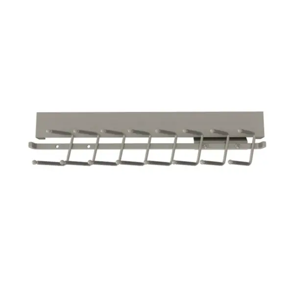 Rev-A-Shelf Sidelines CTRSL-14-SN-1 14 Inch Pull-Out Sliding Extending Closet Storage Organizer Deluxe Tie Rack for Up to 16 Ties, Satin Nickel