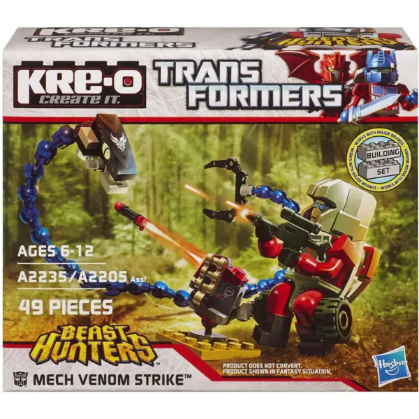 Mech Venom Strike Set | KRE-O Transformers Beast Hunters Action figures