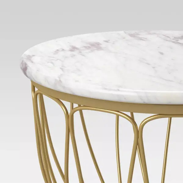 Marble Top Patio Accent Table - Opalhouse™