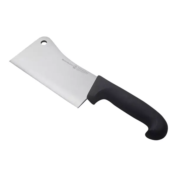 Messermeister Four Seasons Heavy Duty Stainless Steel Meat Cleaver Butcher Knife with Comfortable Handle, 6 Inch