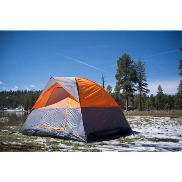 Stansport Everest 6 Person Dome Tent Orange/Gray