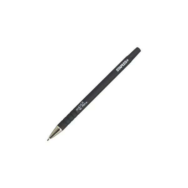 Staples Anchor Ballpoint Pen Refill Medium Tip Black Ink Each (31642-CC)