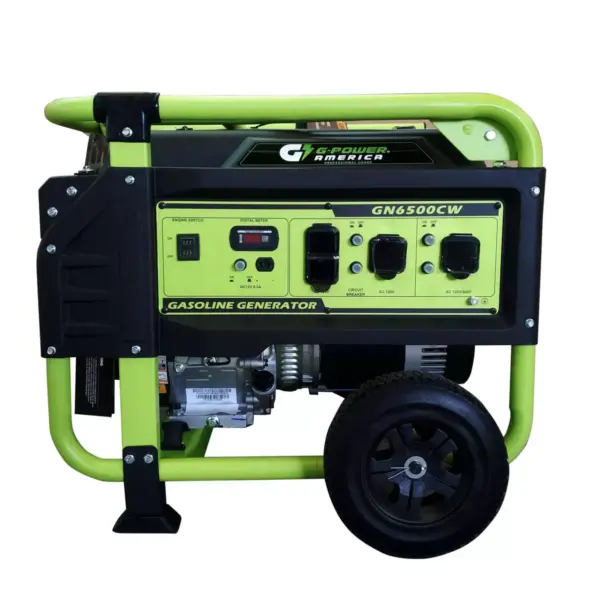 Green-Power 6500w Recoil Start Gasoline Powered GN6500CW Portable Generator