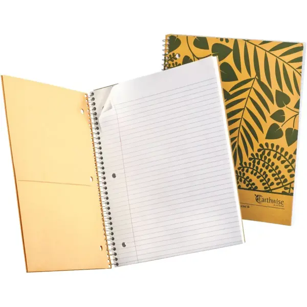 Oxford Earthwise Recycled 1-Subject Notebook, 9 40103R