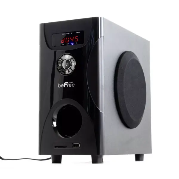 beFree Sound 5.1 Channel Surround Sound Bluetooth Speaker System in Black