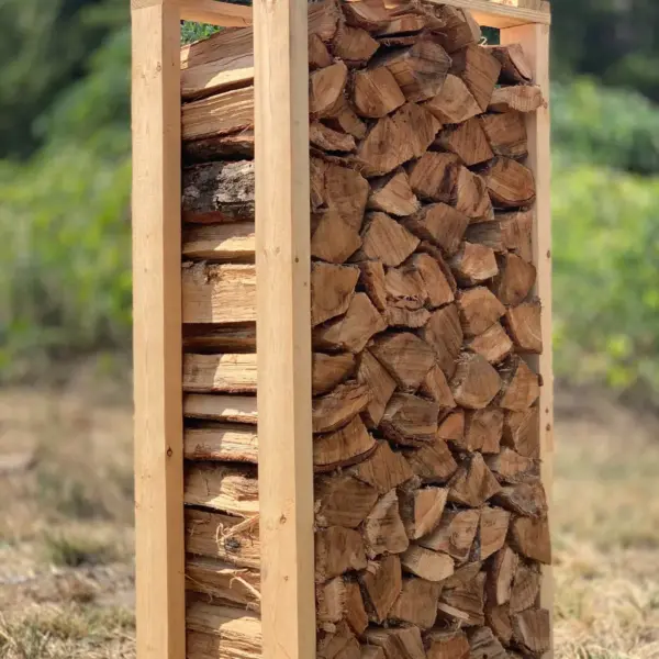 Smoak Firewood Indoor Outdoor Kiln Dried Cooking Grade 16 Inch Wood Logs For Meat Smoker Box, Grill, Stove, Chimney, & Pizza Oven, Hickory, 60-70 lbs