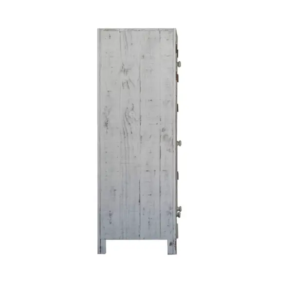 Irving Wine Cabinet Distressed White - Picket House Furnishings