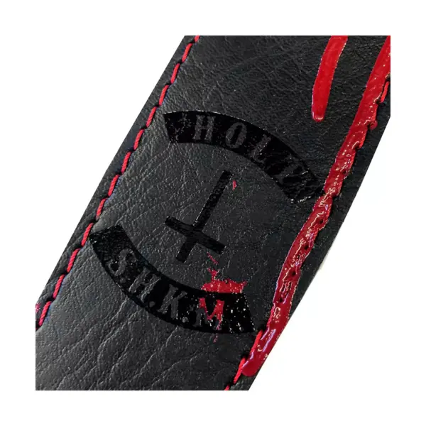 RICHTER Gary Holt Artist Series 1576GH-II Guitar Strap Black/Red 2.36 in.