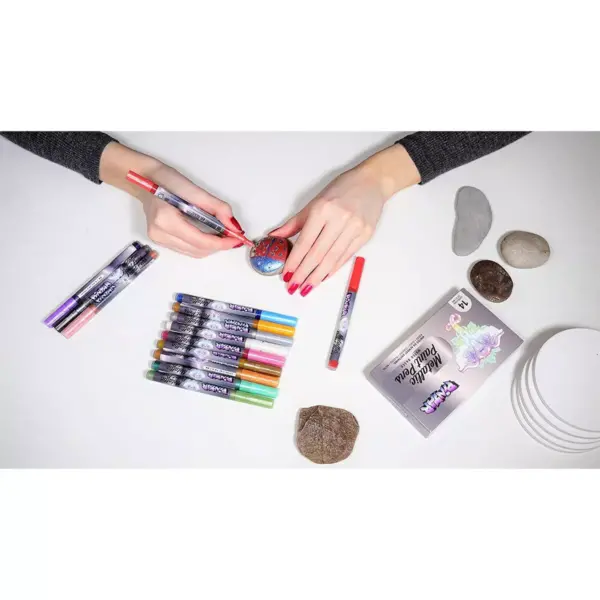 Pintar Art Supply Premium Metallic Paint Pens 14 Pack