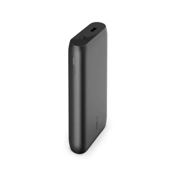 Belkin 20000mAh 2-port Power Bank with 30W Power Delivery and 2ft USB-C to USB-C cable - Black