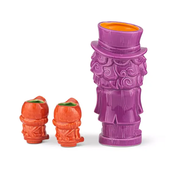 Beeline Creative Geeki Tikis Willy Wonka And The Chocolate Factory Mug Set | Ceramic Tiki Cups