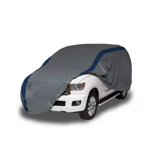 Duck Covers 15"x5" Weather Defender SUV Automotive Exterior Cover Gray/Blue