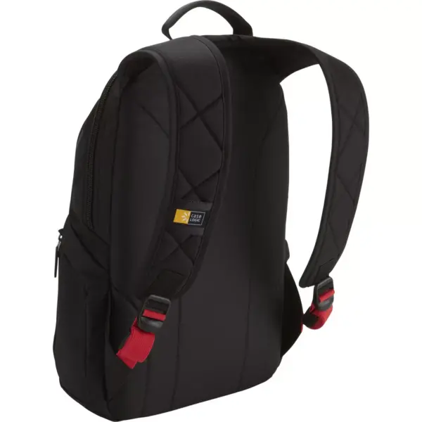 Case Logic DLBP-114 Carrying Case (Backpack) for 15" Notebook - Black - Scratch Resistant - Polyester - Shoulder Strap