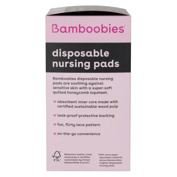 Bamboobies Disposable Nursing Pads - 120ct