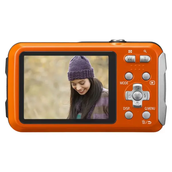 Panasonic Lumix TS25 16MP Waterproof Digital Camera with 4x Optical Zoom - Orange