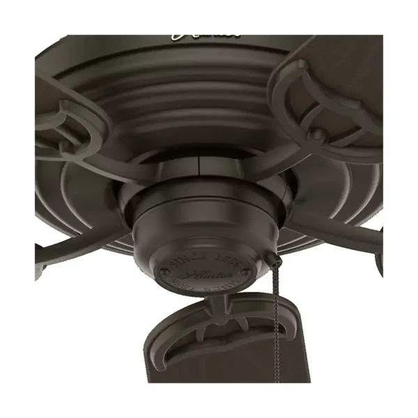 52" Sea Air Wet Rated Ceiling Fan Bronze - Hunter