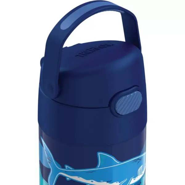 Thermos Sharks 12oz FUNtainer Water Bottle with Bail Handle - Blue