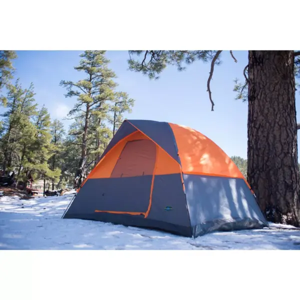 Stansport Everest 6 Person Dome Tent Orange/Gray