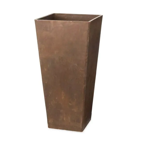 Plow & Hearth - Large Sussex Frost-Proof Self-Watering Resin Planter - Use Indoors or Outdoors