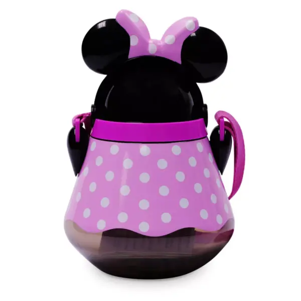 Disney Mickey Mouse & Friends 22oz Plastic Flip Top Tumbler with Strap Pink