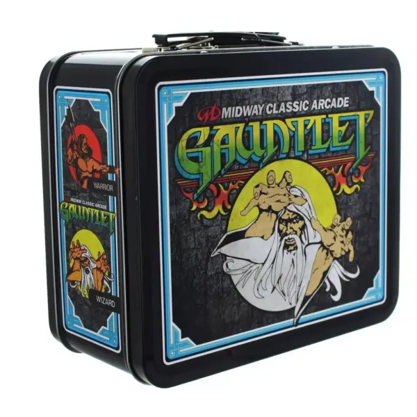 Crowded Coop, LLC Midway Classic Arcade Tin Lunch Box, Gauntlet