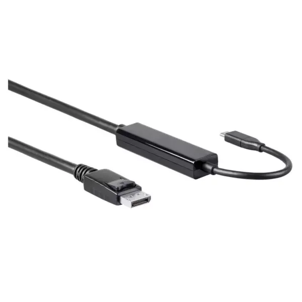 Monoprice USB & Lightning Cable - 3 Feet - Black | USB 3.1 Type-C to DisplayPort Active Cable 4K@60Hz