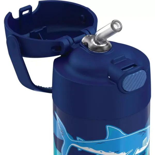 Thermos Sharks 12oz FUNtainer Water Bottle with Bail Handle - Blue