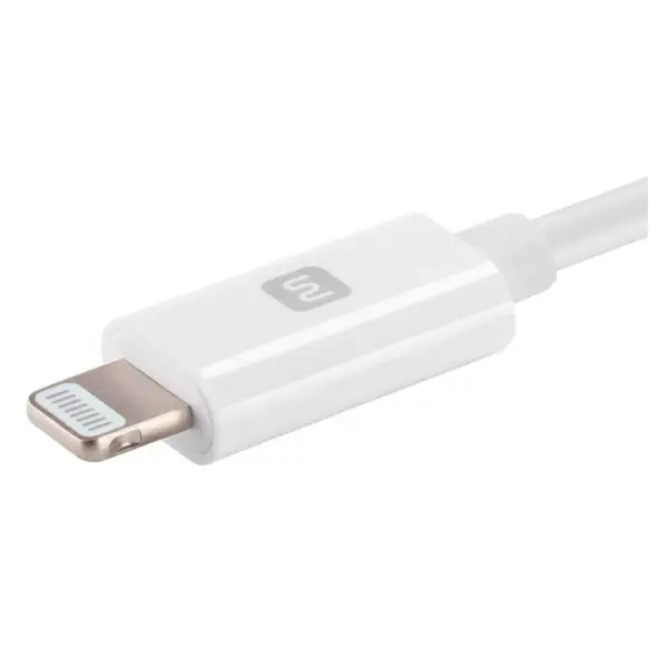 Monoprice Apple MFi Certified Lightning to USB Type-C and Sync Cable - 3 Feet - White | Compatible with iPod, iPhone, iPad with Lightning Connector