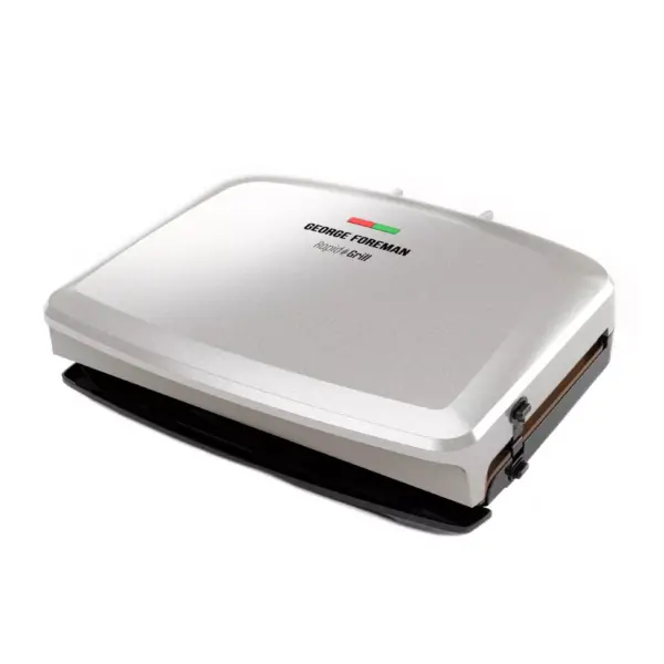 George Foreman Rapid Series 5-Serving Indoor Grill and Panini Press - White