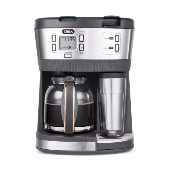 CRUX Trio  12-Cup Coffee Maker - Gray