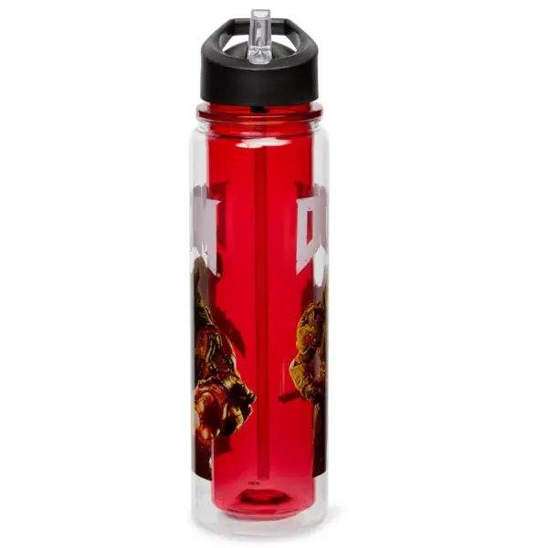 Just Funky DOOM Cyberdemon 16oz Double Walled Plastic Water Bottle