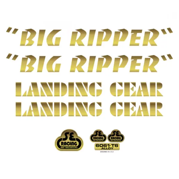 Se Bikes Big Ripper Decal Set Sticker/Decal