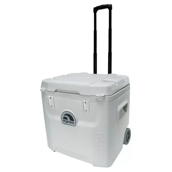 Igloo Marine Ultra Quantum Roller Cooler - White (52 Quart)