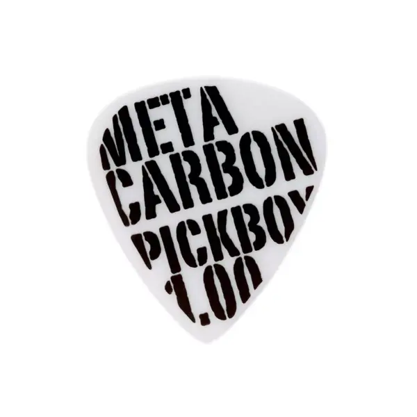 Pick Boy Meta Carbonate White Guitar Picks (10-pack) 1.0 mm