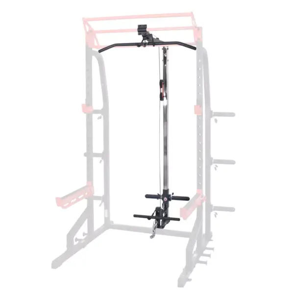 Sunny Health & Fitness Lat Pull Down Attachment Pulley System for Power Racks